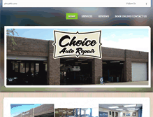 Tablet Screenshot of choiceautorepairaz.net